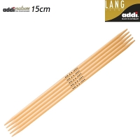 Addi Lang Bambus Nadelspiele 15cm