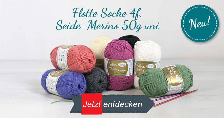  Flotte Socke Seide-Merino 4-fach Rellana jetzt gnstig kaufen 
