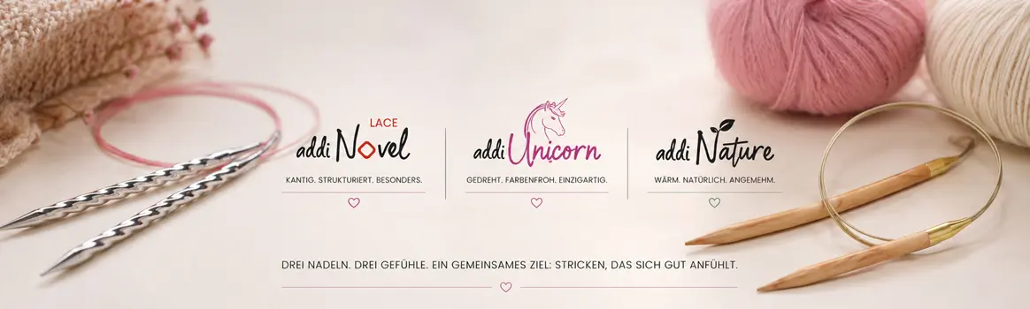 Addi Novel Unicorn Nature - Deine zuverl�ssige Begleiterin f�r jedes Strickprojekt