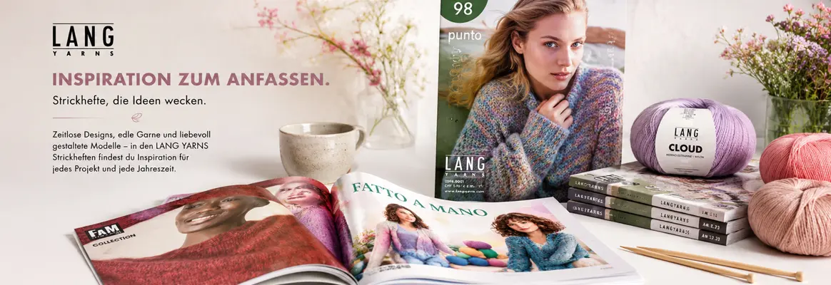 Lang Yarns Wolle und moderne Strickmode im FAM290 zum Anfassen nah.