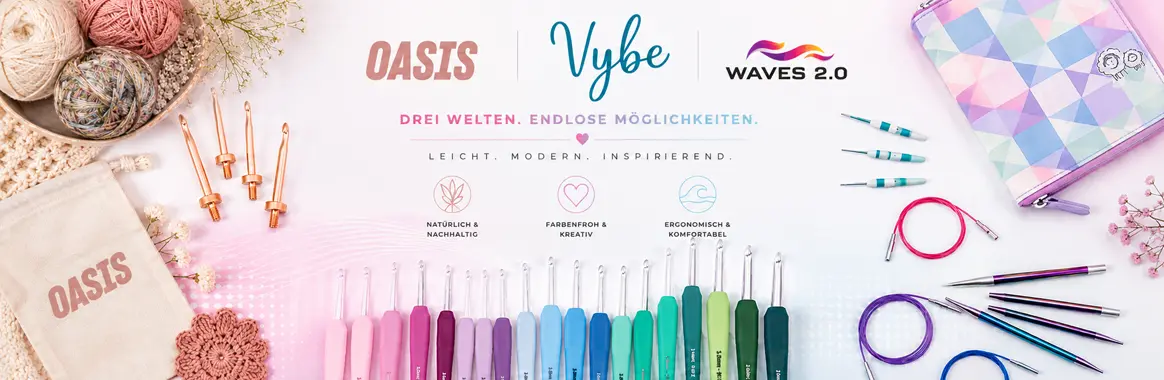 KnitPro steht auch f�r ergonomisches H�keln mit System, Komfort und klarer Struktur