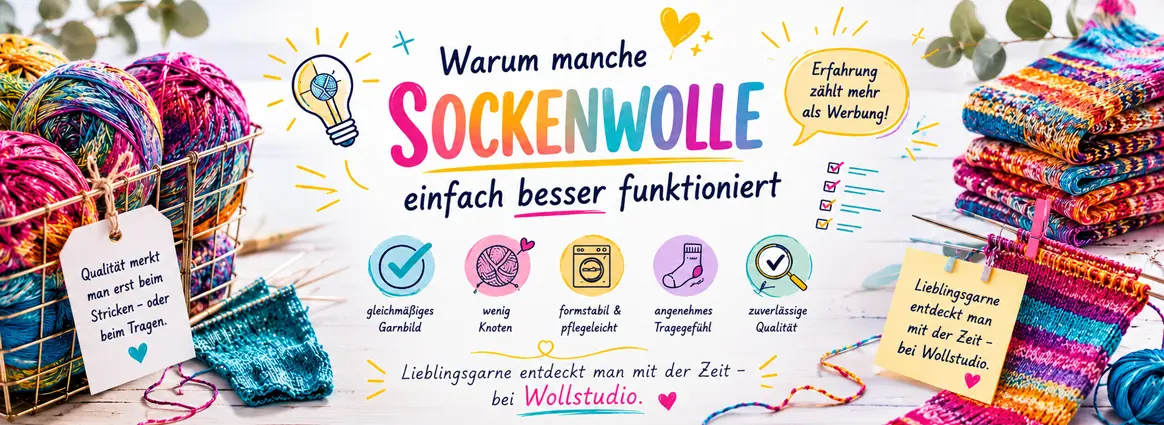 Die Welt der Sockenwolle: immer das Richtige an den F��en