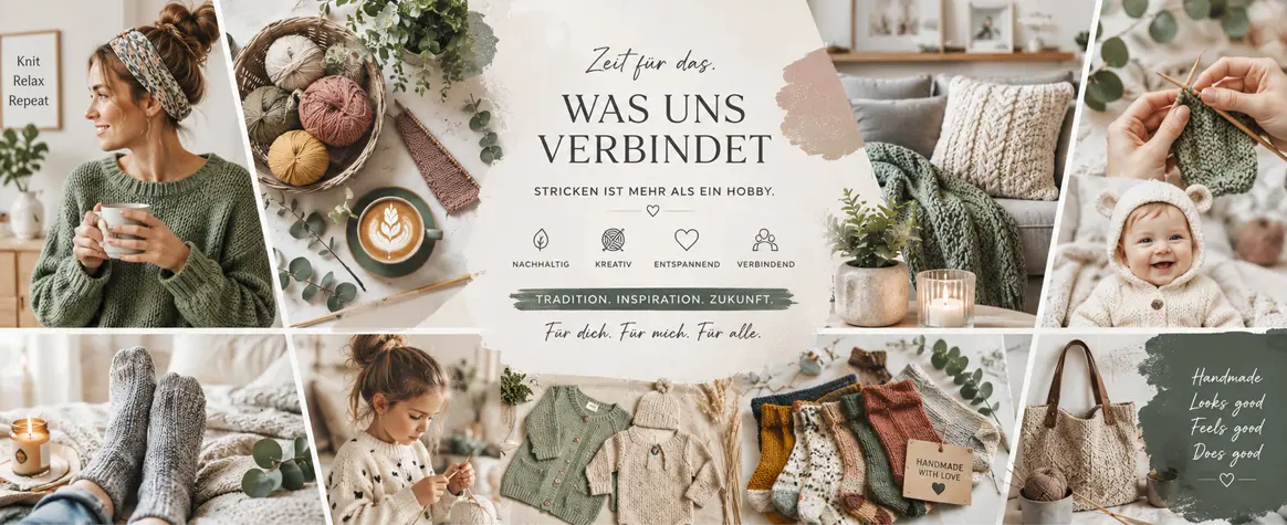 Stricken ist mehr als ein Hobby. Es ist Zeit f�r das, was uns verbindet.Strick mit!