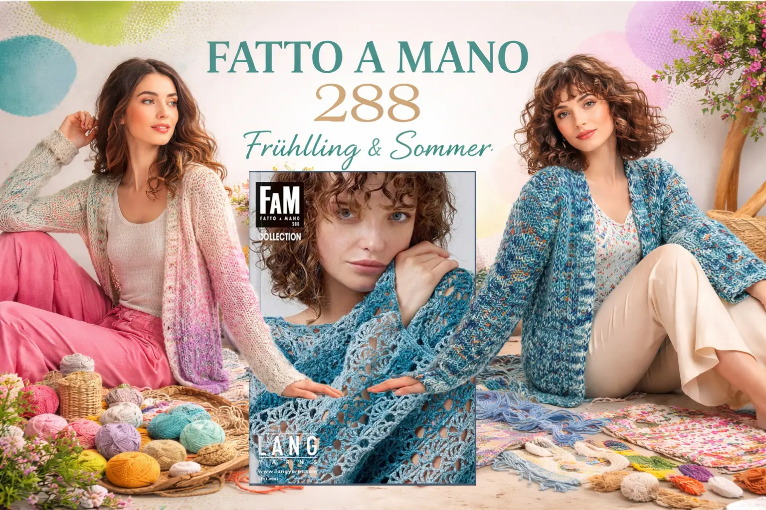 Heftcover Fatto a Mano 288 auf Lang Yarns Poster