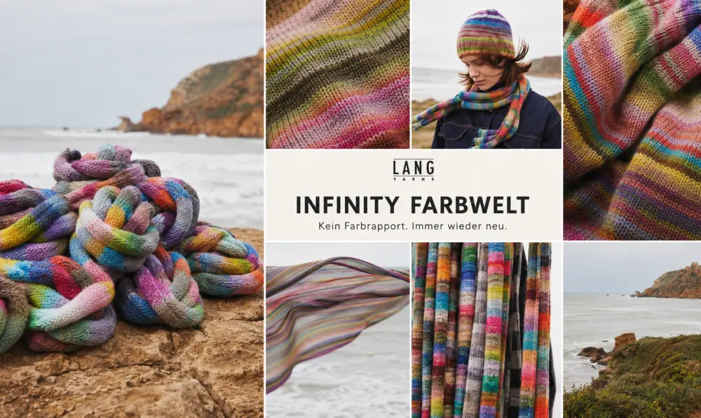 Lang Yarns Infinity macht aus Farbe ein fortlaufendes Abenteuer