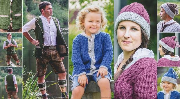 Trachtenmode fesch und traditionell gestrickt. Trachtenwolle