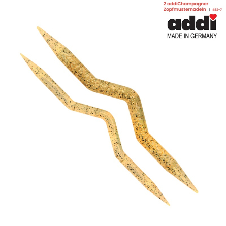 Addi Champagner Zopfmusternadeln