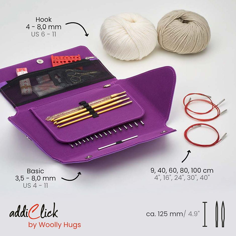 Addi Click Woolly Hugs Set 3