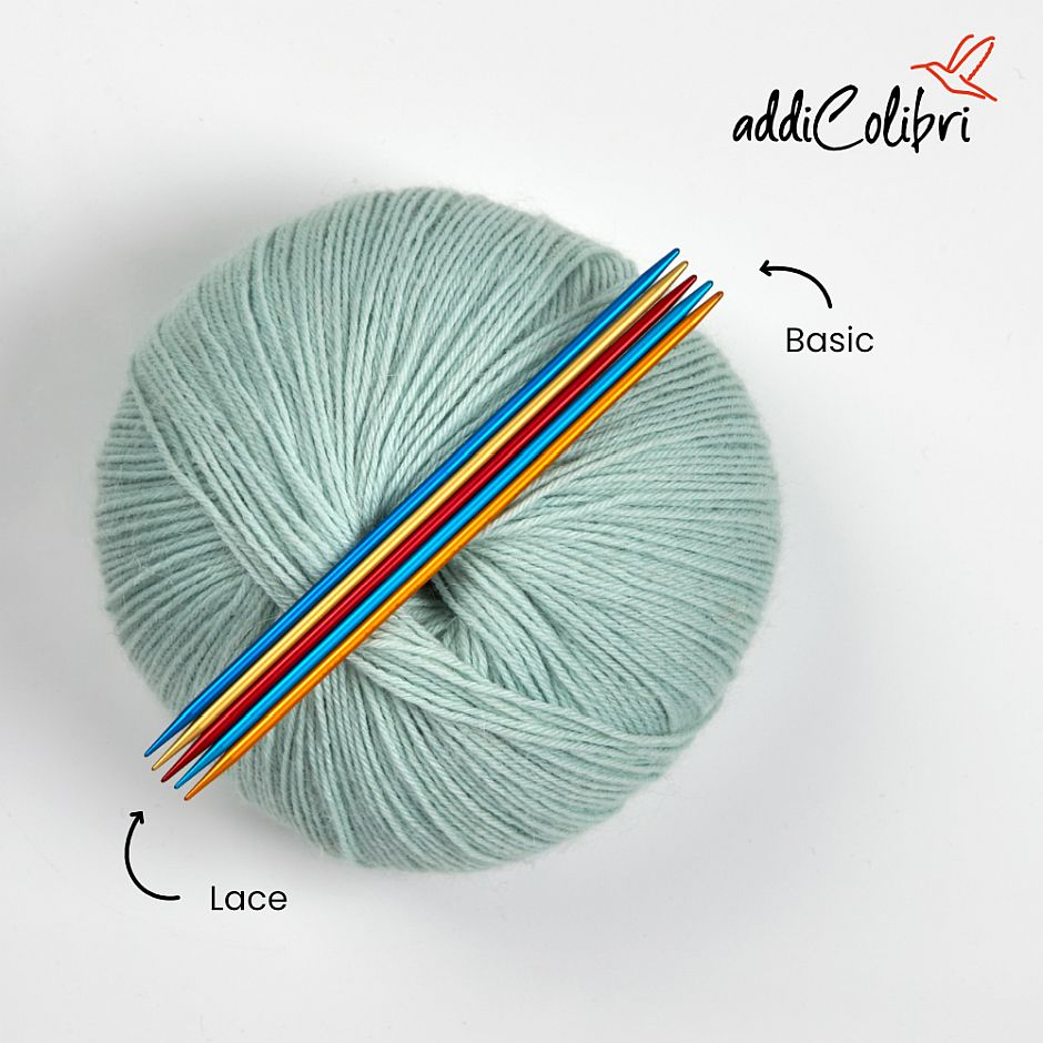 Addi Colibri Strumpfstricknadel 20 cm 3