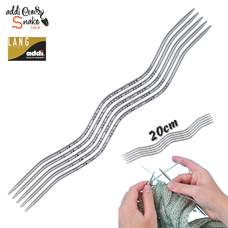 addi Lang craSy Snake Lace Nadelspiel 20cm