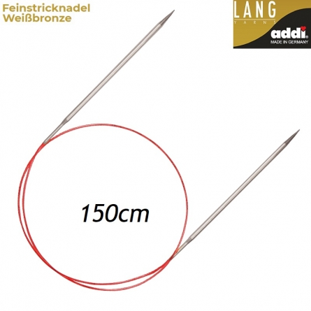 Addi Lang Feinstricknadeln Weibronze 150cm