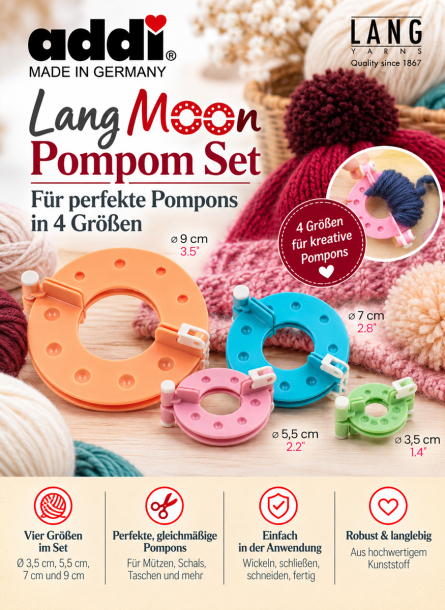 addi Lang Moon Pompom Set