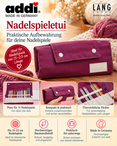 addi Lang Nadelspieletui leer