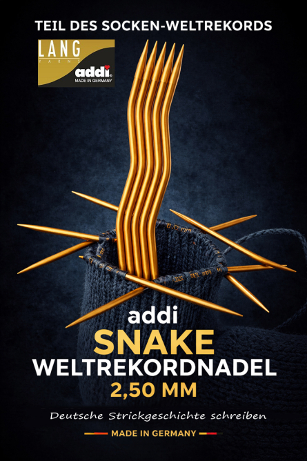 addi Lang Snake Weltrekordnadel