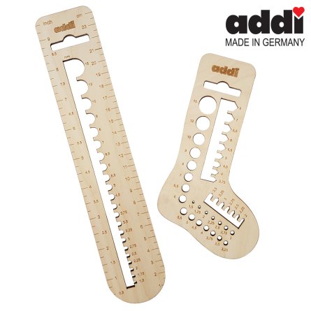 addiCalibro Holznadelma� Set f�r Stricknadeln