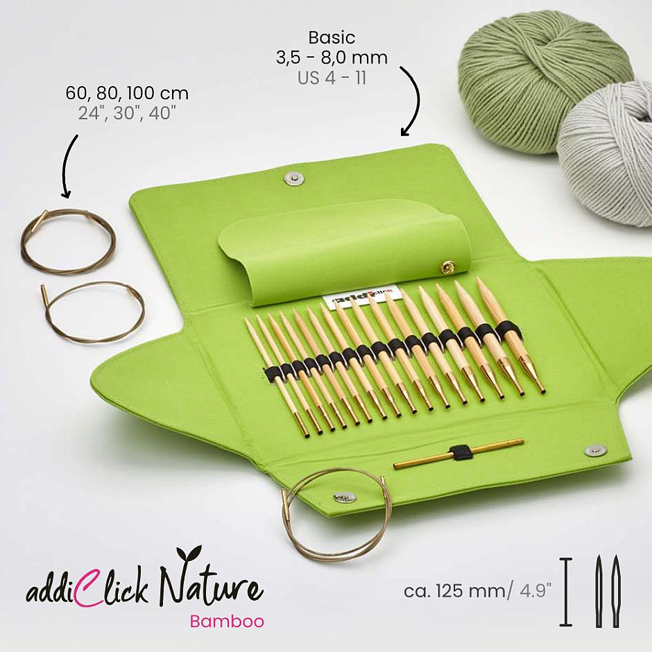 Addi Click Bamboo Set 3