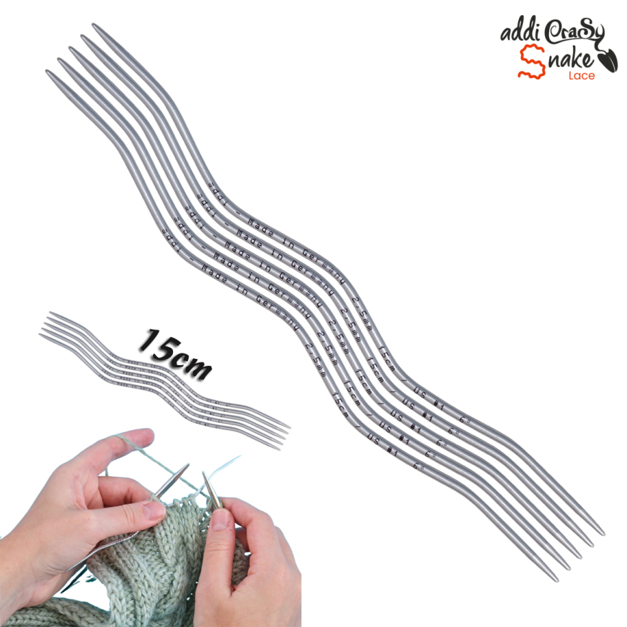 addiCraSy Snake Lace Nadelspiel Farbe 9999