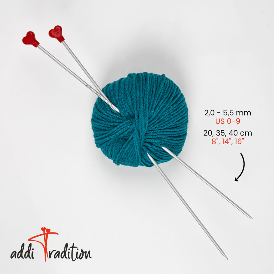 addiTradition Jackenstricknadel 20cm Farbe 9999