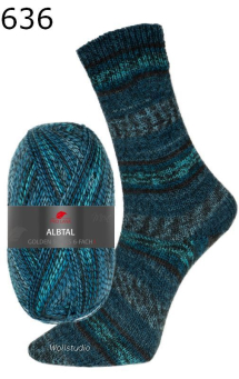 Albtal Golden Socks Pro Lana Farbe 636