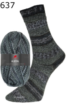 Albtal Golden Socks Pro Lana Farbe 637