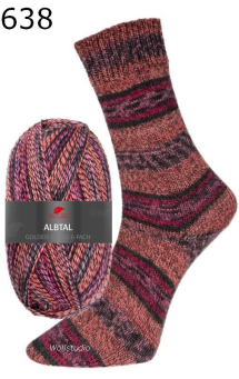 Albtal Golden Socks Pro Lana Farbe 638