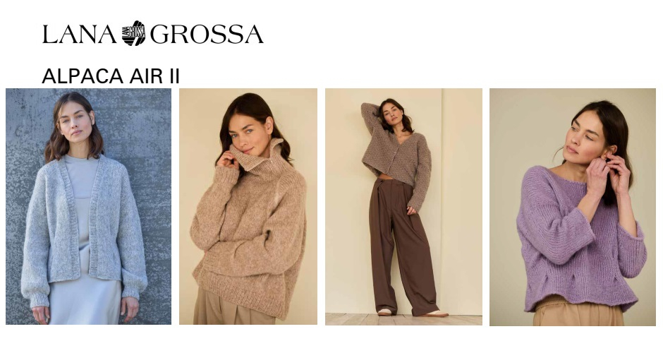 Alpaca Air II Lana Grossa Farbe 9999