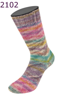 Alpaka Print Meilenweit Lana Grossa Farbe 102
