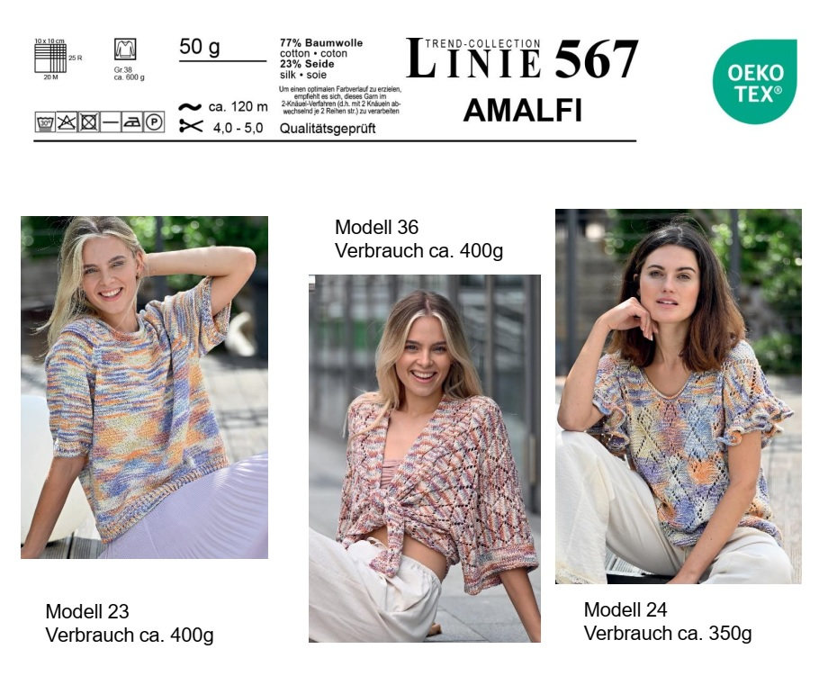 Amalfi Linie 567 ONline-Garne Farbe 9999