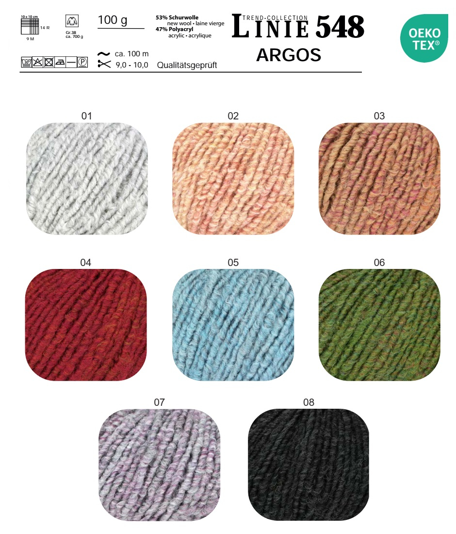 Argos Linie 548 ONline-Garne Farbe 9999