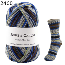 Arne & Carlos Sockenwolle Socks & More Farbe 2460