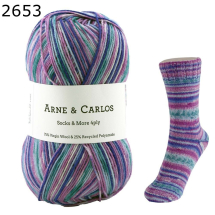 Arne & Carlos Sockenwolle Socks & More Farbe 2653