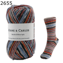 Arne & Carlos Sockenwolle Socks & More Farbe 2655