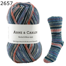 Arne & Carlos Sockenwolle Socks & More Farbe 2657
