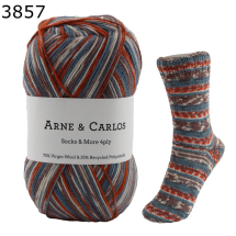 Arne & Carlos Sockenwolle Socks & More Farbe 3857