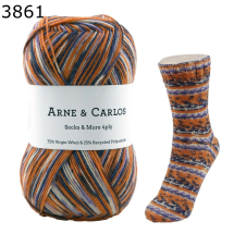 Arne & Carlos Sockenwolle Socks & More Farbe 3861
