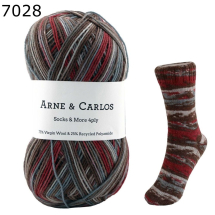 Arne & Carlos Sockenwolle Socks & More Farbe 7028