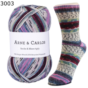 Arne & Carlos Sockenwolle Socks & More II Farbe 303