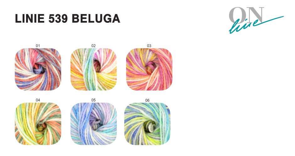 Beluga Linie 539 ONline-Garne Farbe 9998