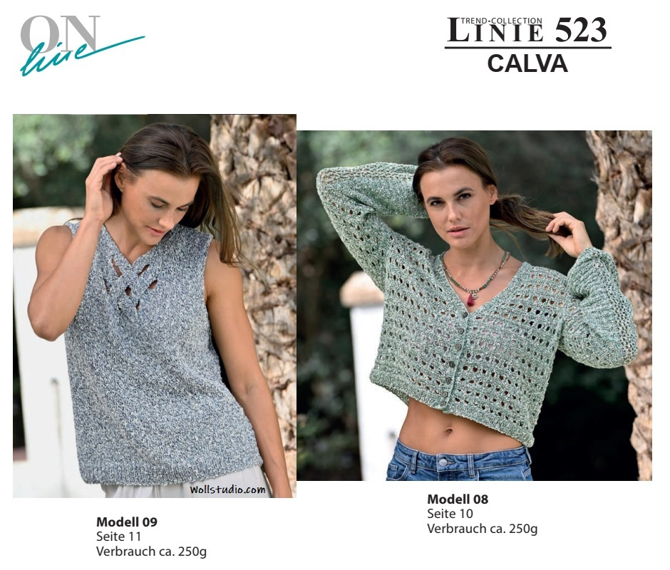 Calva Linie 523 ONline-Garne Farbe 9999