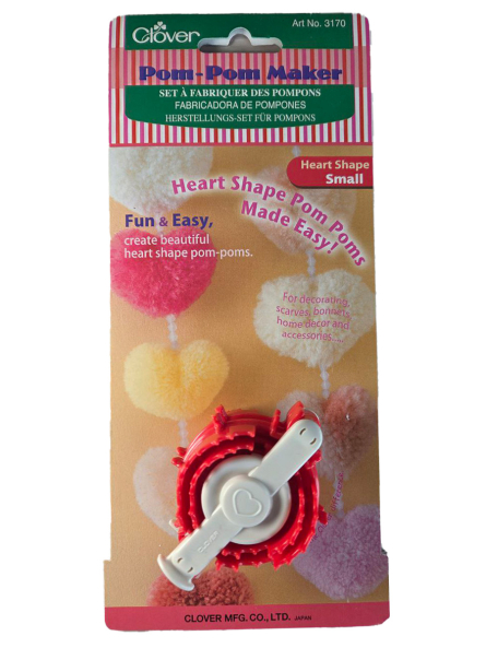 Clover Herz-Pompon-Maker Small