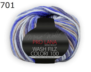 Colori 100 Wash Filz Pro Lana Farbe 701