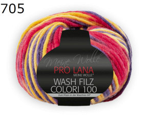 Colori 100 Wash Filz Pro Lana Farbe 705