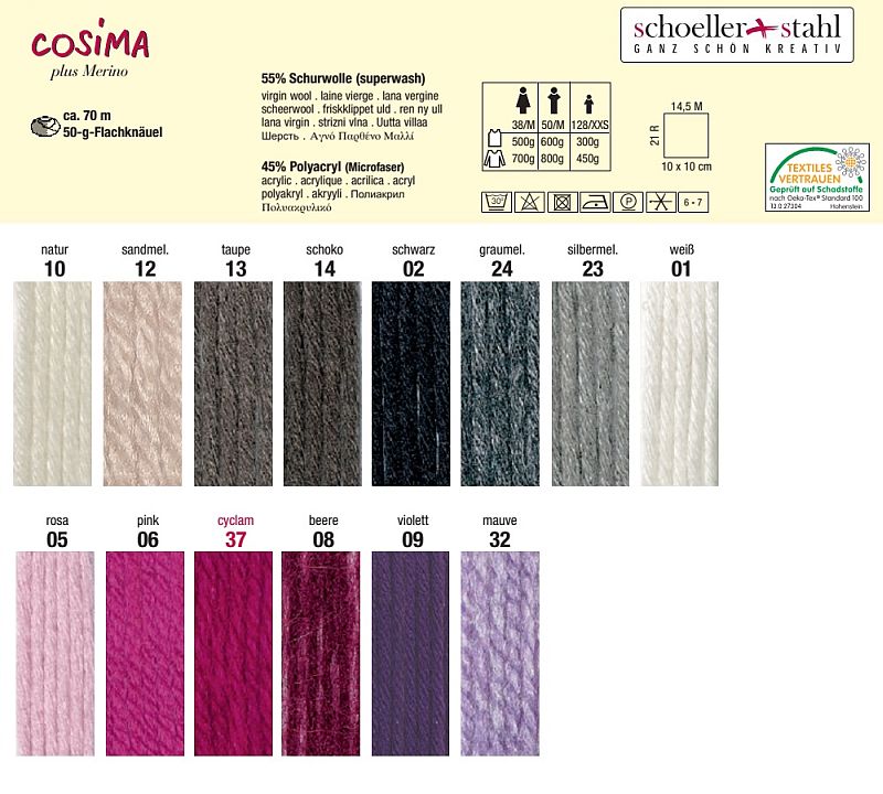 Cosima Schoeller-Stahl Farbe 9998
