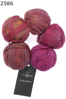 Crazy Perlen Schoppel Wolle Farbe 586