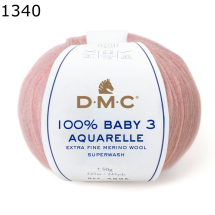 DMC 100% Baby 3 Aquarelle Farbe 340