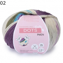 CraSy Sockenwolle Dots Farbe 2