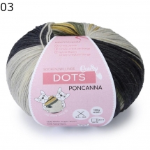 CraSy Sockenwolle Dots Farbe 3