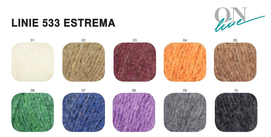 Estrema Linie 533 ONline-Garne Farbe 9998