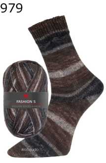 Fashion S Golden Socks Pro Lana Farbe 979