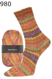 Fashion S Golden Socks Pro Lana Farbe 980